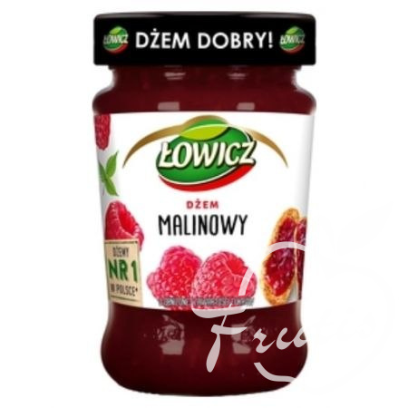 Łowicz Dżem Malinowy 280g Niesłodzony