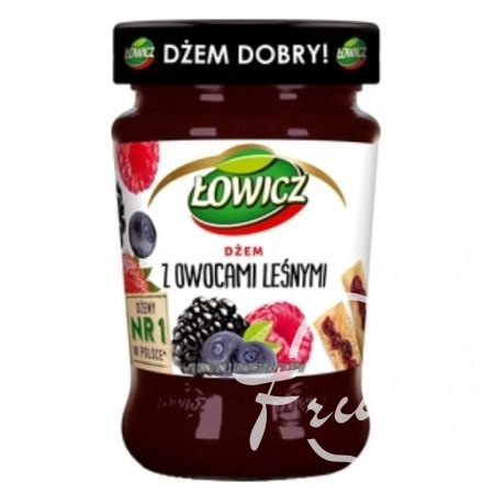 Łowicz Dżem Owoce Leśne 280g Niesłodzony