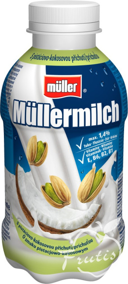 Mullermilch napój mleczny o smaku pistacjowo - kokosowym (400g)