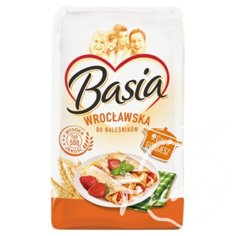 Basia mąka pszenna wrocławska T500 (1kg)