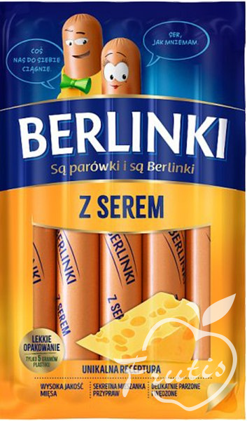 Berlinki z serem (250g)