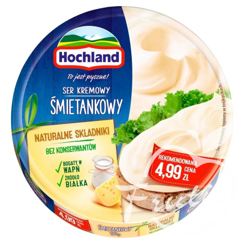 Hochland Ser Topiony Śmietankowy 180g