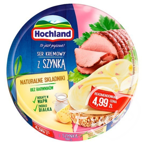 Hochland Ser Topiony z Szynką 180g