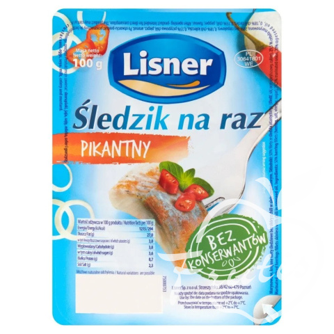 Lisner śledzik na raz chilli (100g)