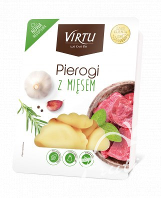 Virtu pierogi z mięsem (400g)