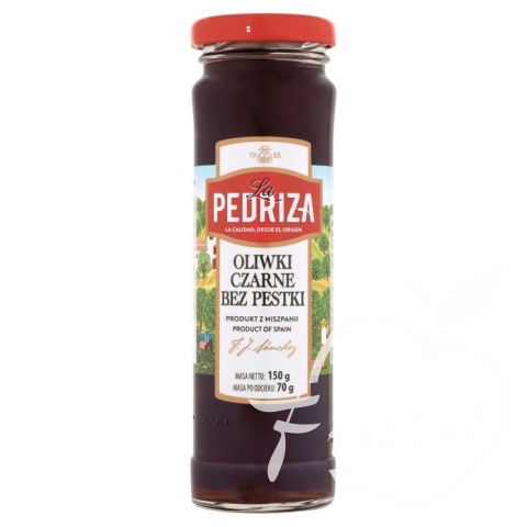 La pedriza oliwki czarne bez pestki (150g)
